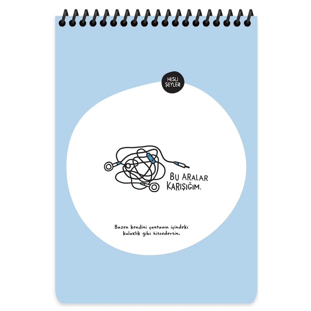 Keskin Color Hisli Şeyler A5 80 YP Çizgili Spr Bu Aralar Karışığım