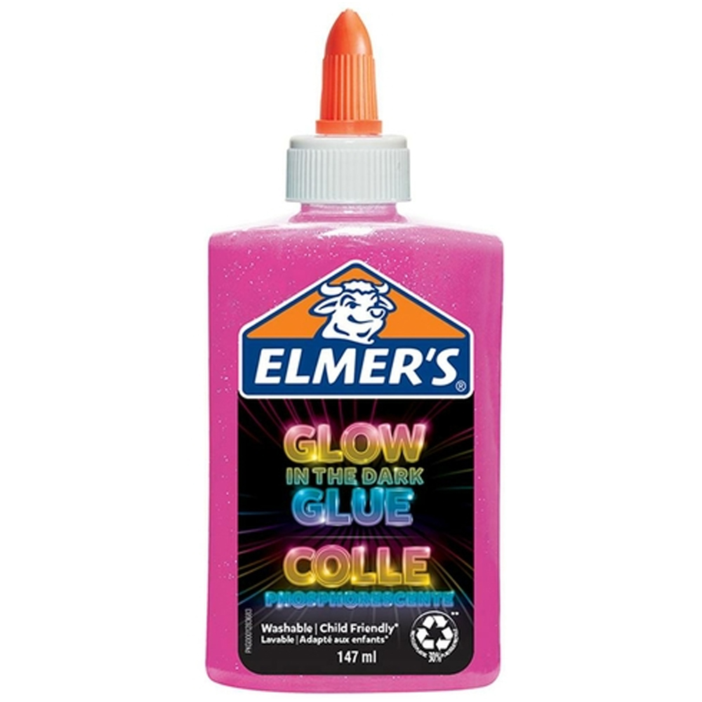 Elmers Karanlıkta Parlayan Yapıştırıcı 147 ML Pembe 2162079
