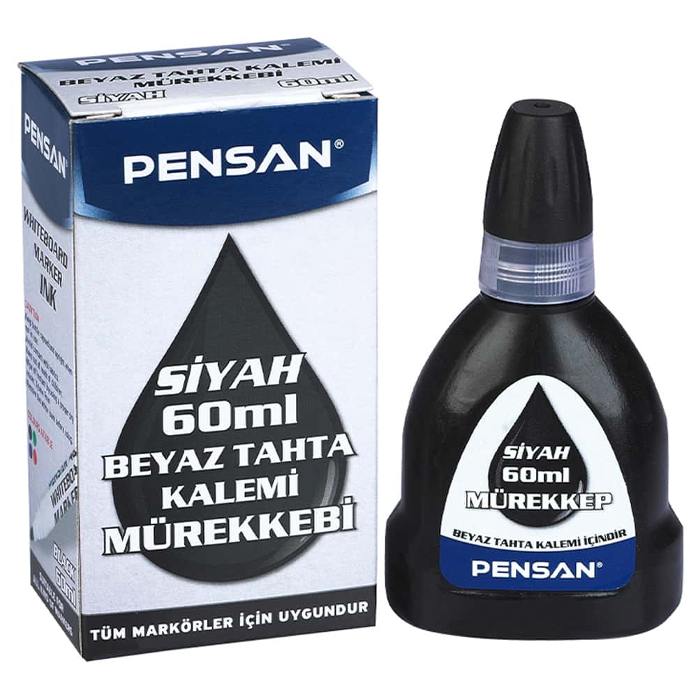 Pensan Tahta Kalemi Mürekkebi Siyah 100 ML 4009