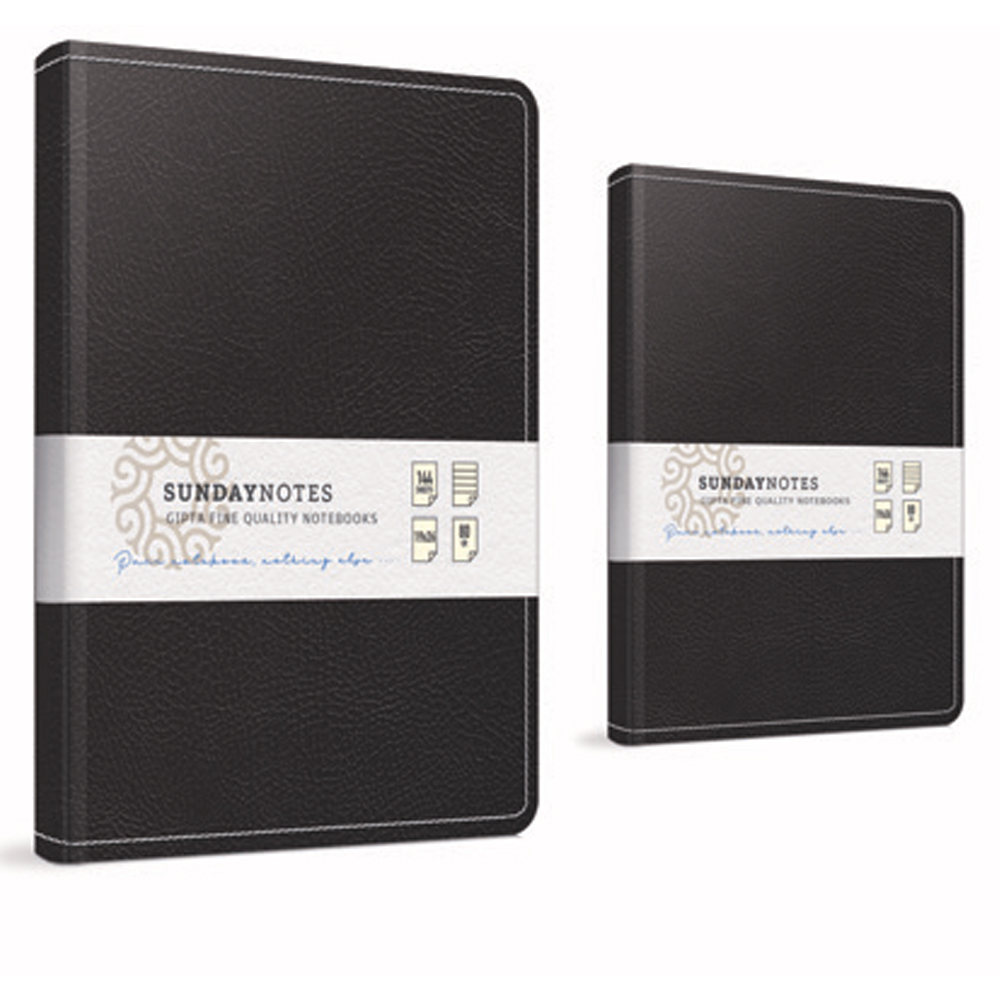 Gıpta Sunday Notes İp.Dk.Deri.Kapak Defter 17x24 140 YP Çizgili