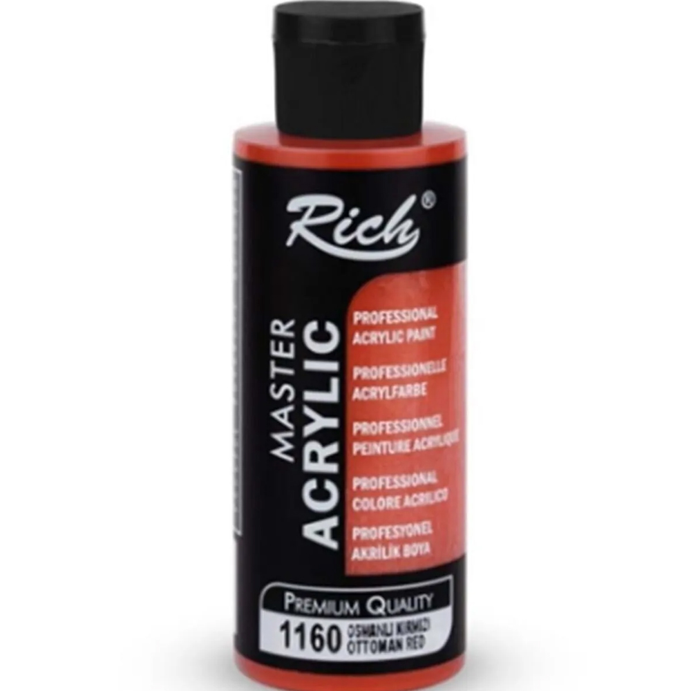 Rich Akrilik Boya Master 120 CC Osmanlı Kırmızı 120-1160