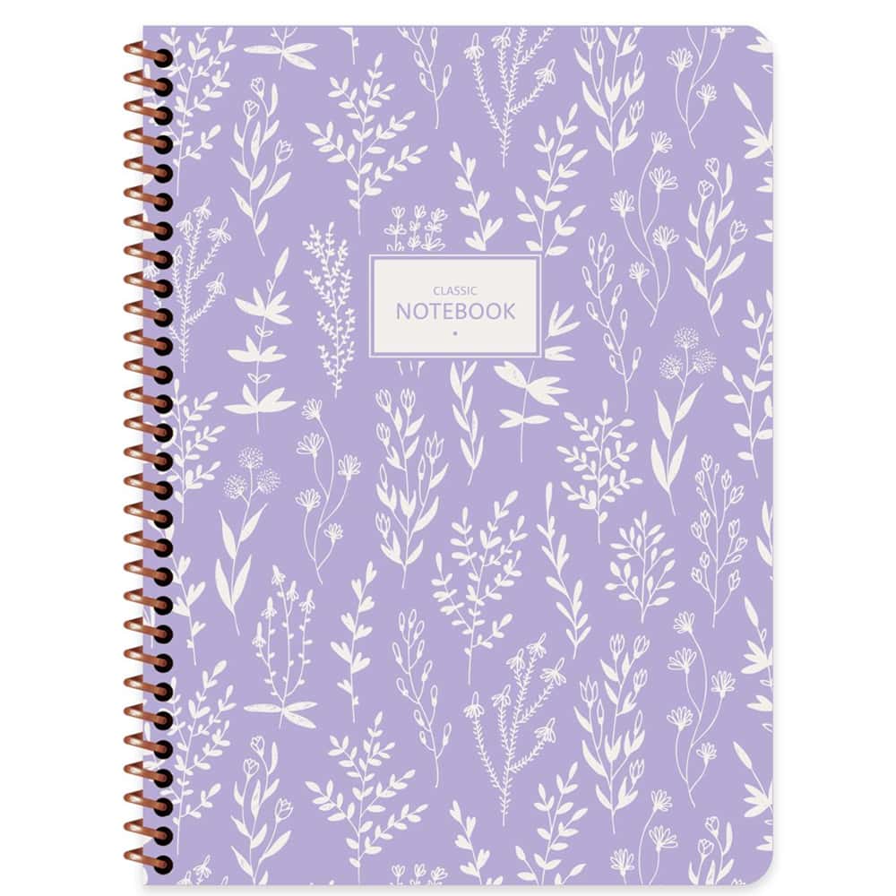 Keskin Color Defter Karton Kapak Spiralli Pas Flora 16,5x22,5 80 YP Kar.