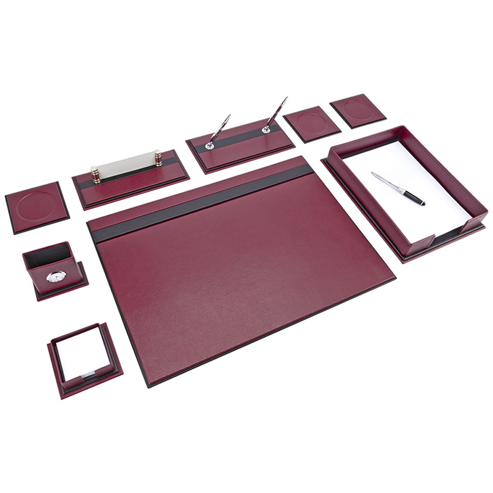 Brons Sümen Takımı 10 Parca Selçuklu Bordo-Siyah BR-0982