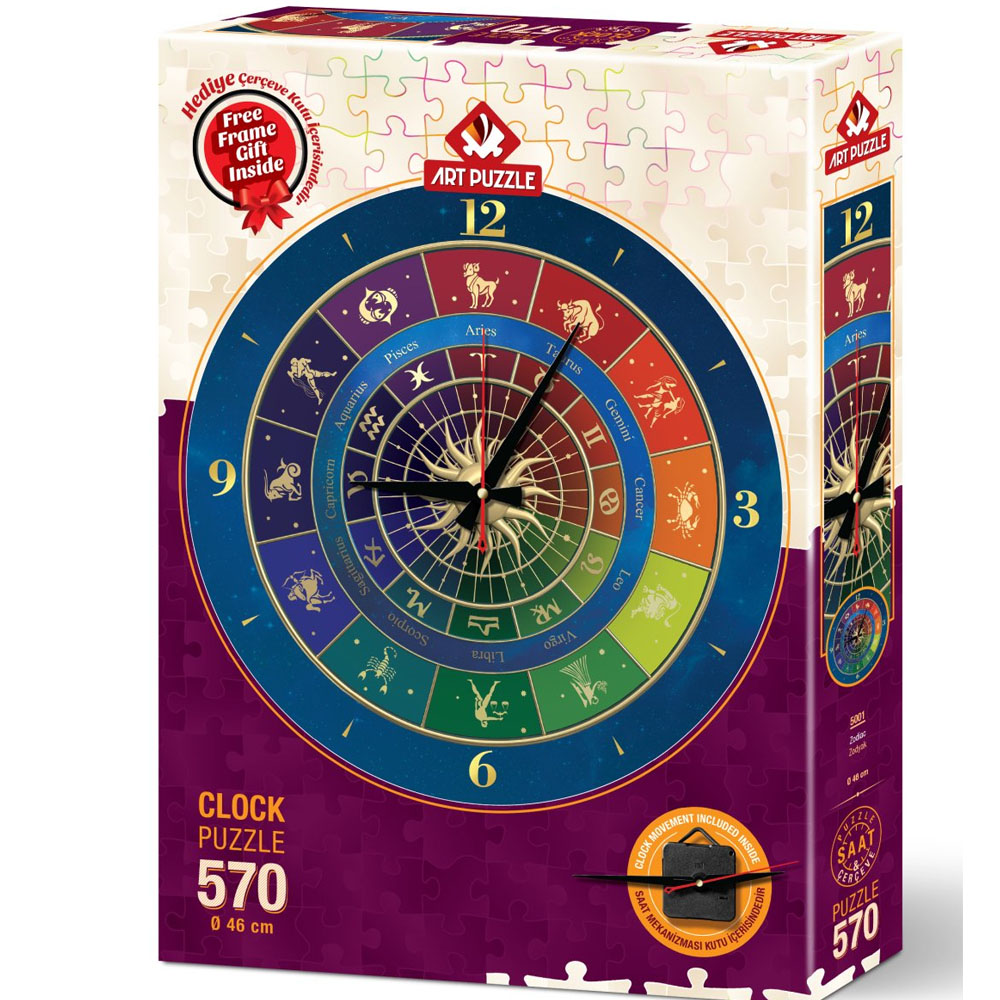 Art Puzzle 570 Parça Zodyak Saat 5001