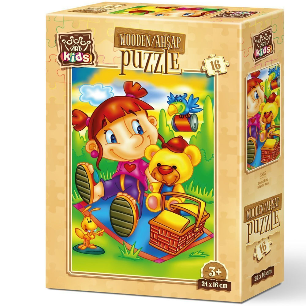 Art Puzzle 16 Parça Misafir Kuş 5855