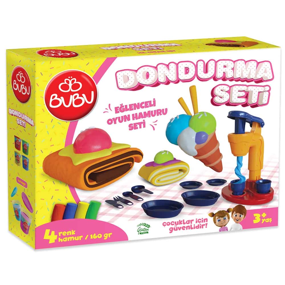 Bu-Bu Oyun Hamuru Seti Dondurma (L) BUBU-OH0009