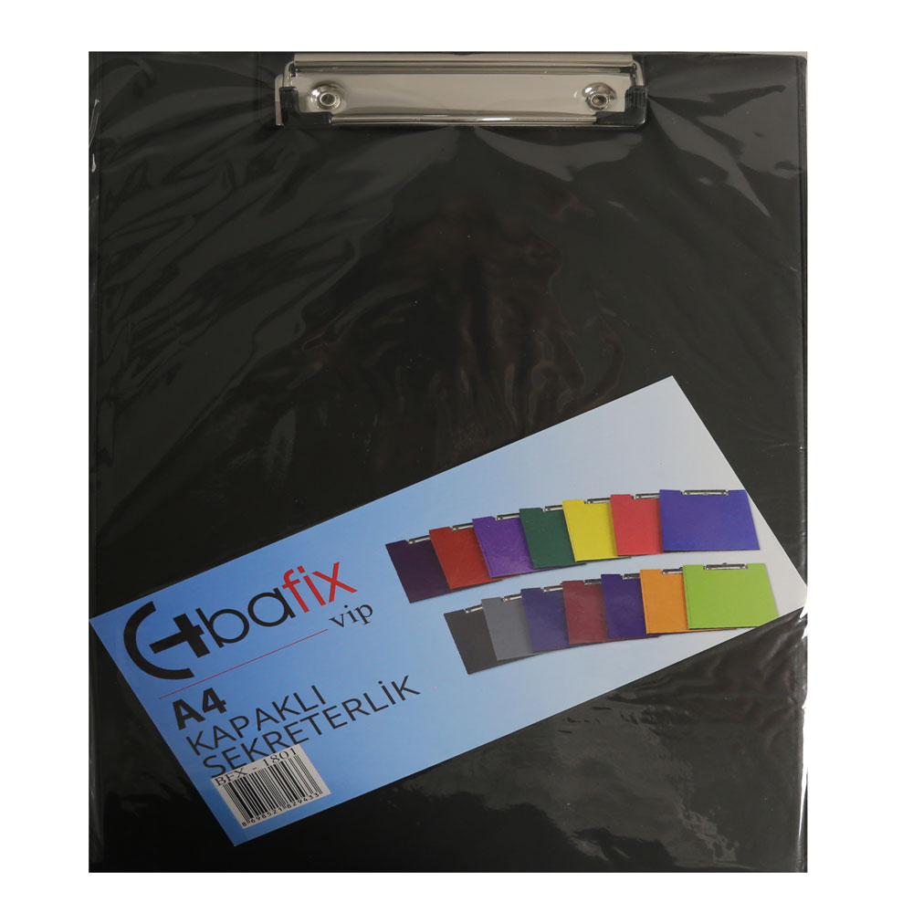 Bafix Kapaklı Sekreterlik Vip A4 Siyah BFX-1801