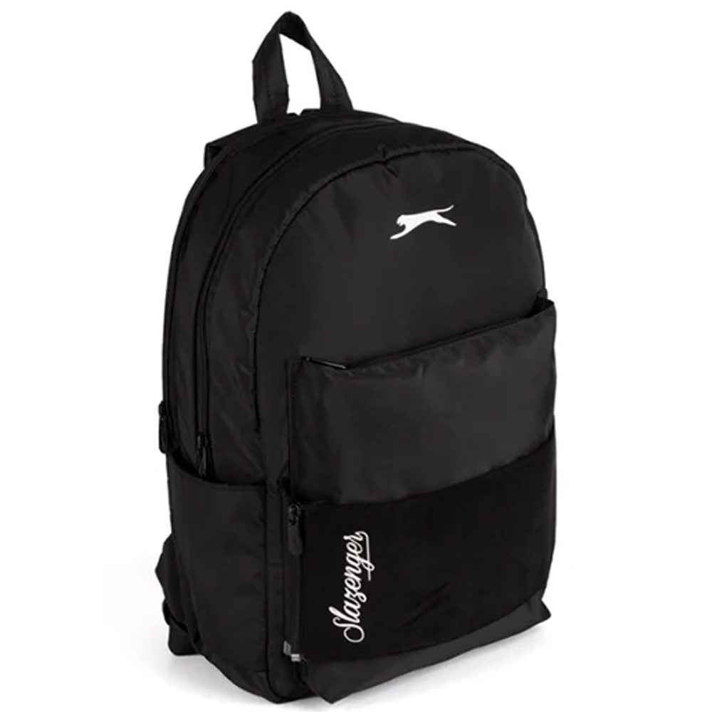 Me Sırt Çantası Slazenger Siyah Önü Bant Detaylı Paraşüt 23144