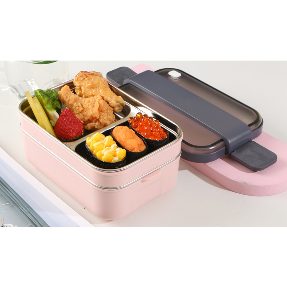 Vagonlife Beslenme Kutusu Lunch Box Paslanmaz Çelik 1400 ML XC-462