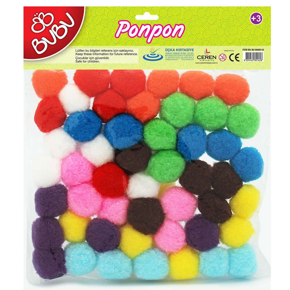 Bu-Bu Pon Pon Karışık 80 Lı Bubu-Hs0025