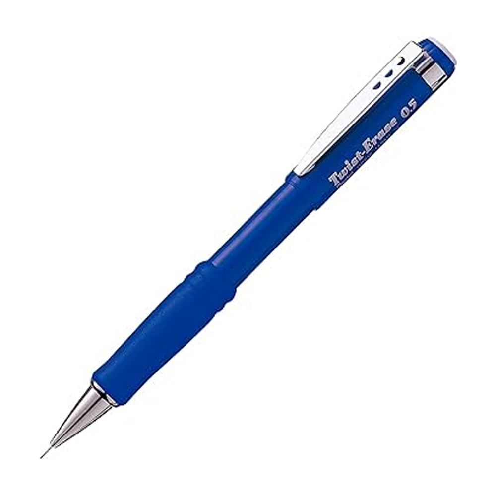 Pentel Versatil Kalem Twıst Metal Klipsli Büyük Boy Silgili 0.5 MM QE515-CX