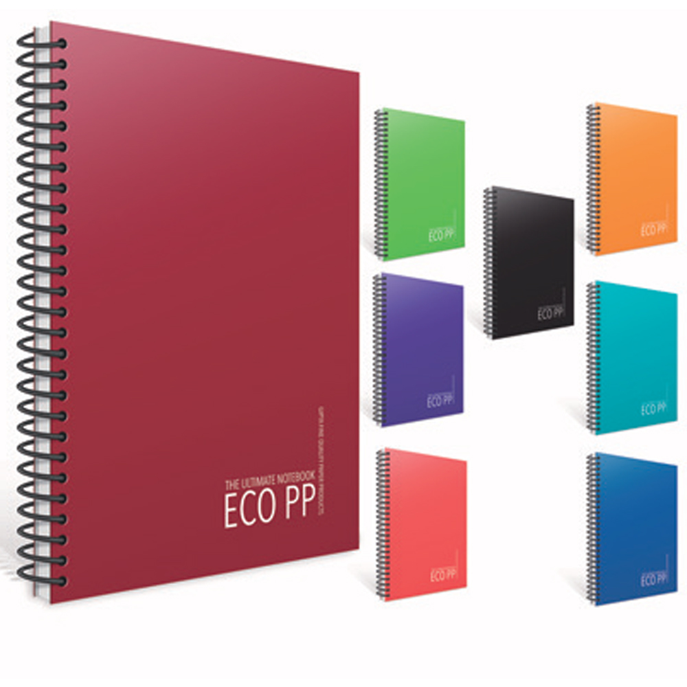 Gıpta Eko Spiralli Plastik Kapak Deter A4 40 YP Çizgili