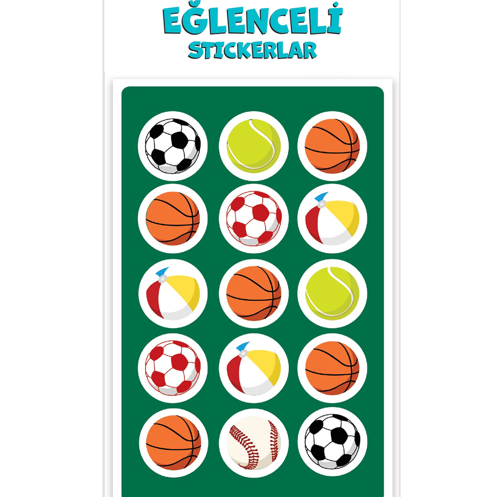 Keskin Color Puffy Sticker Orta Boy Top 221202-99