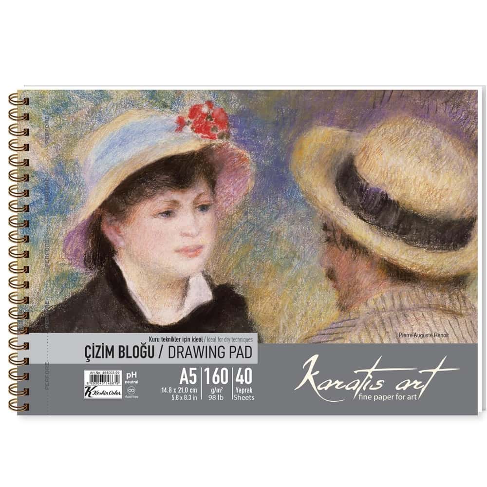 Karatis Çizim Blok Spiralli Art 160 GR A5 20 YP 484008-99