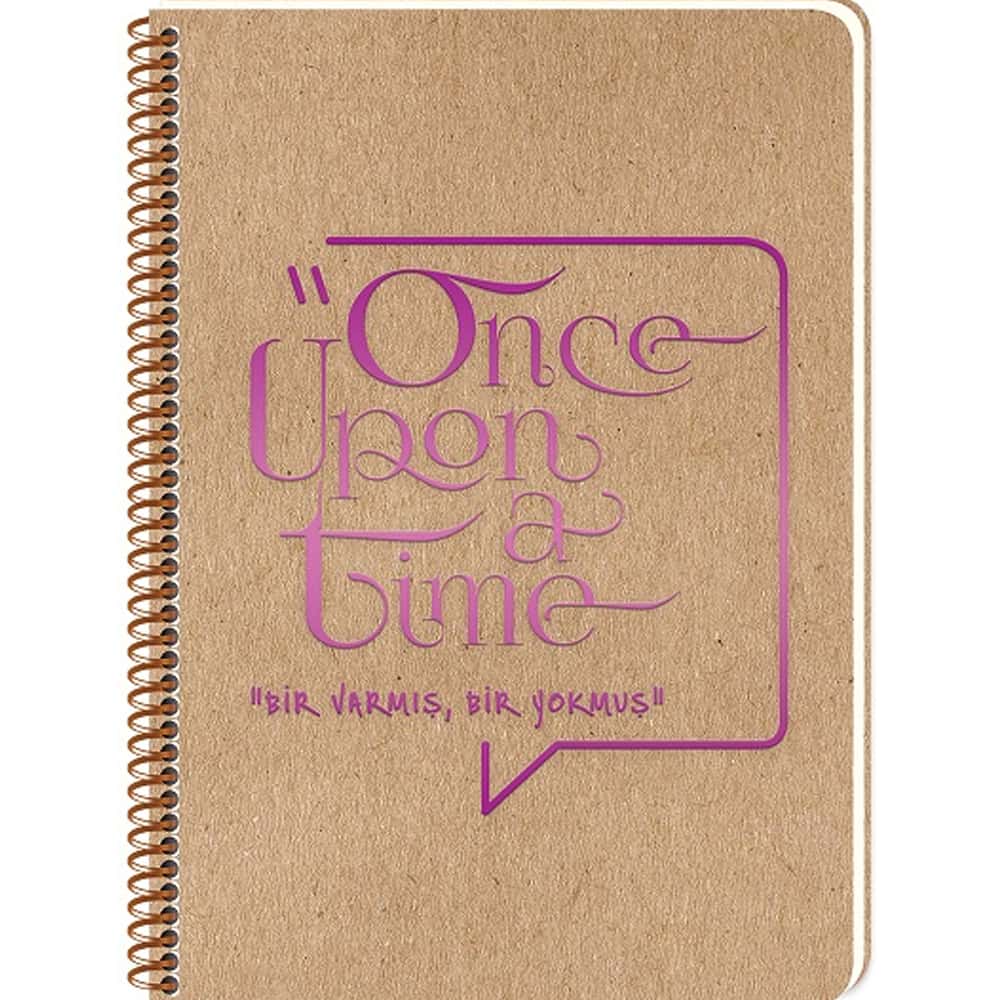 Keskin Color Spiralli S.Kapak Funky Defter 16,5x22,5 80 YP Çizgili