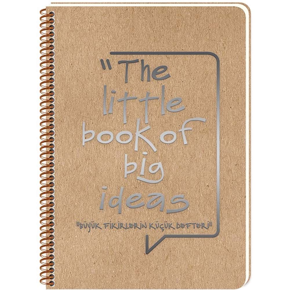 Keskin Color Defter Spiralli S.Kapak Funky 16,5x22,5 80 YP Kareli