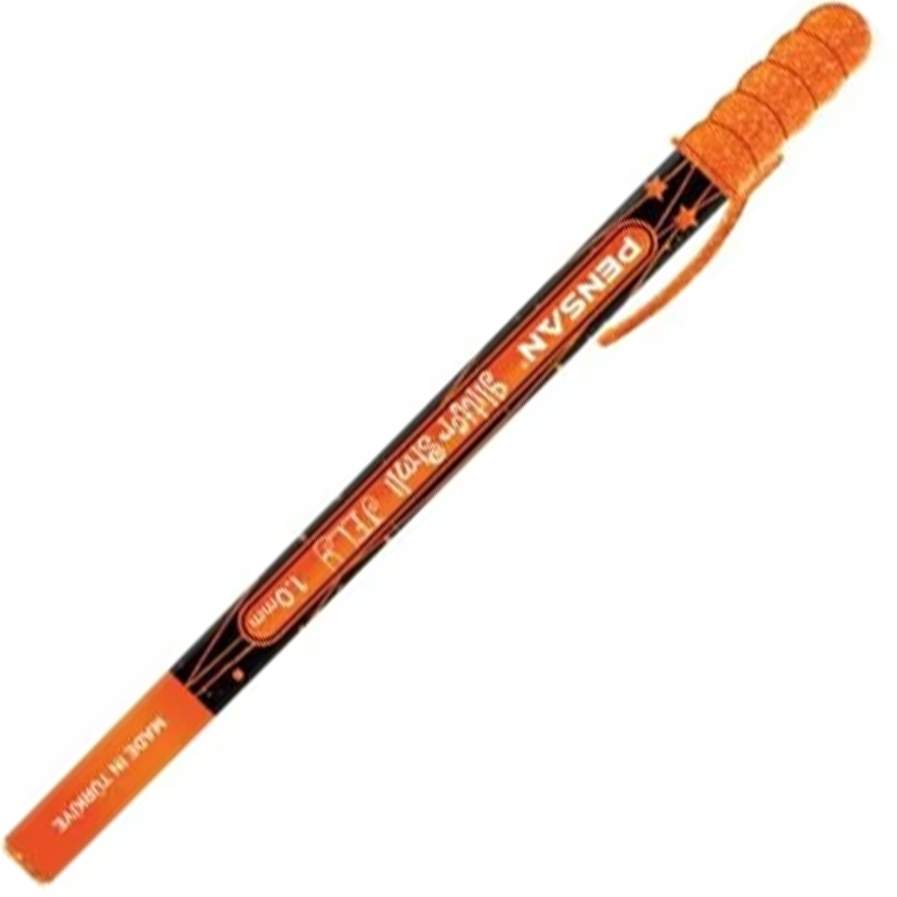 Pensan Jel Kalem Jely 1.0 MM Glıtter Simli Oranj 2800