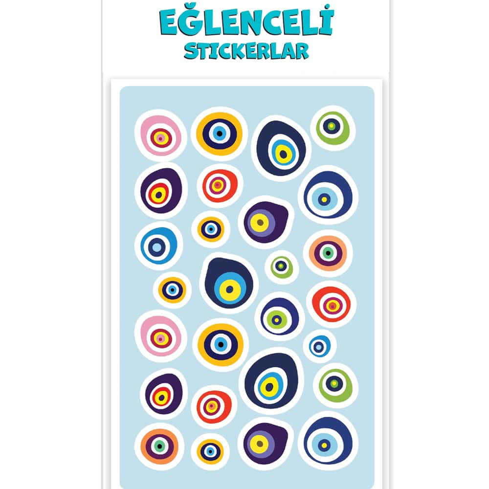 Keskin Color Puffy Sticker Orta Boy Nazar 221205-99