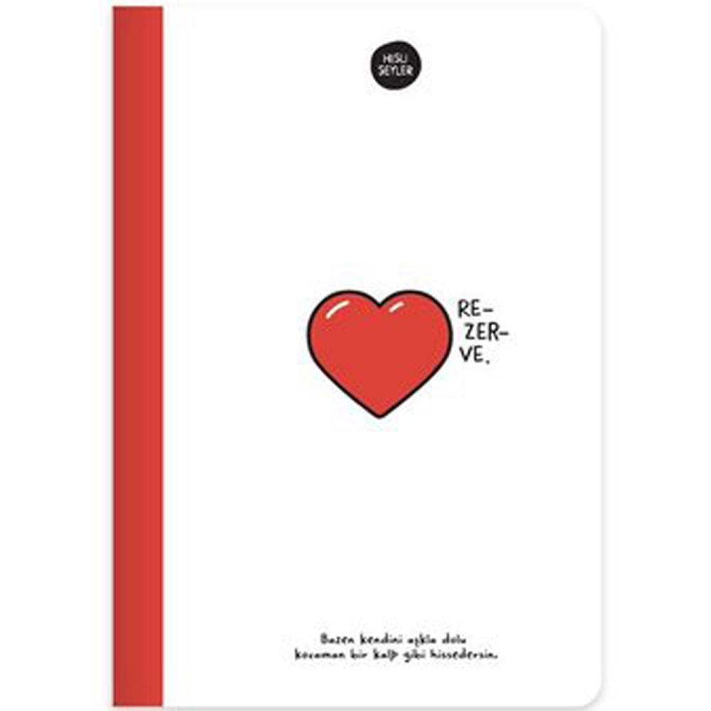 Hisli Şeyler Ciltli Defter Rezerve 14x20 64 YP Çiz 500545-99