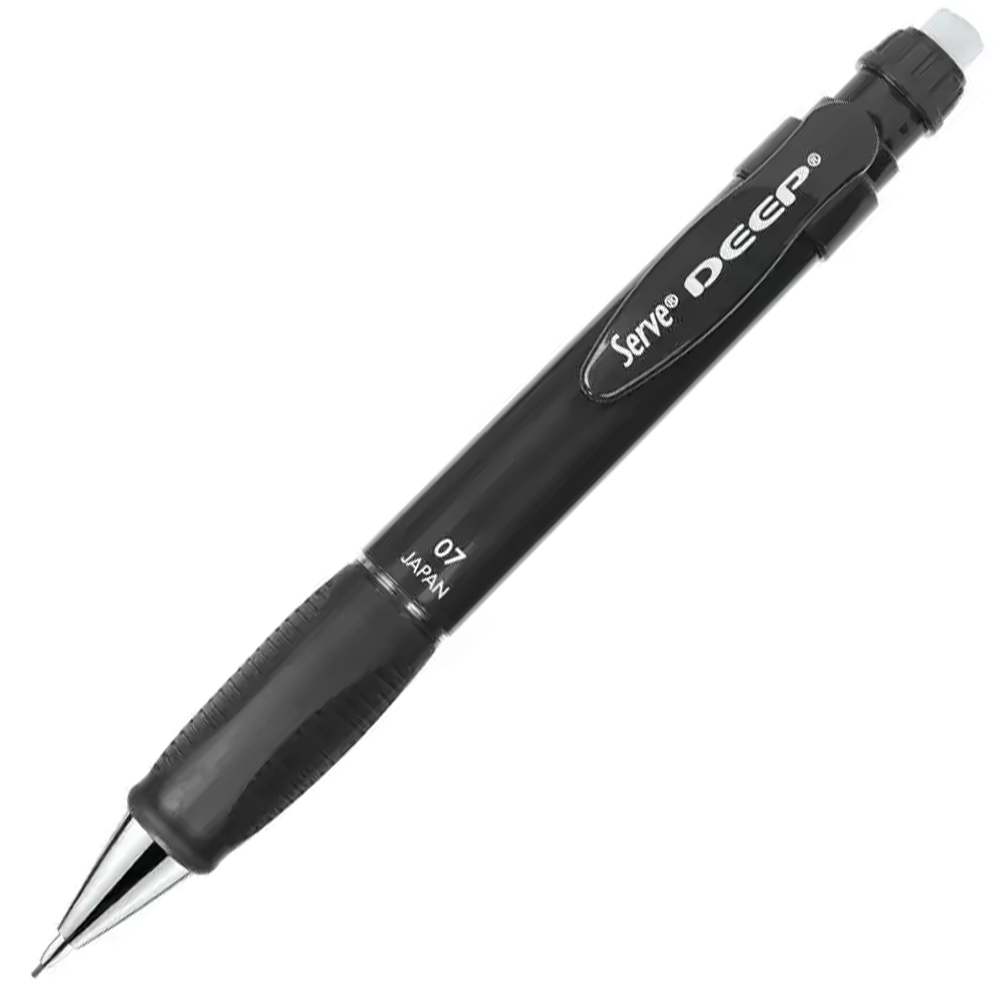 Serve Versatil Kalem Deep 0.7 MM Metalik Mr Siyah