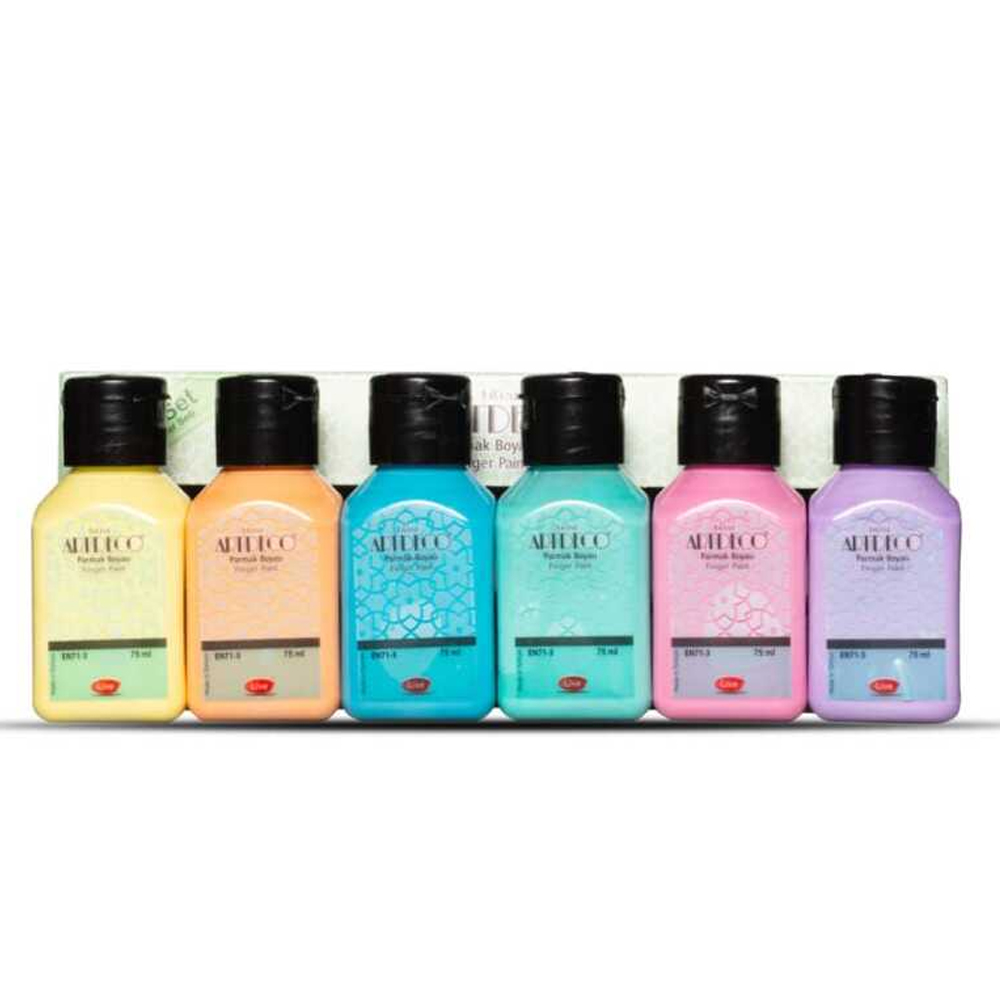 Artdeco Parmak Boyası Seti 6x75 ML Pastel Renkler