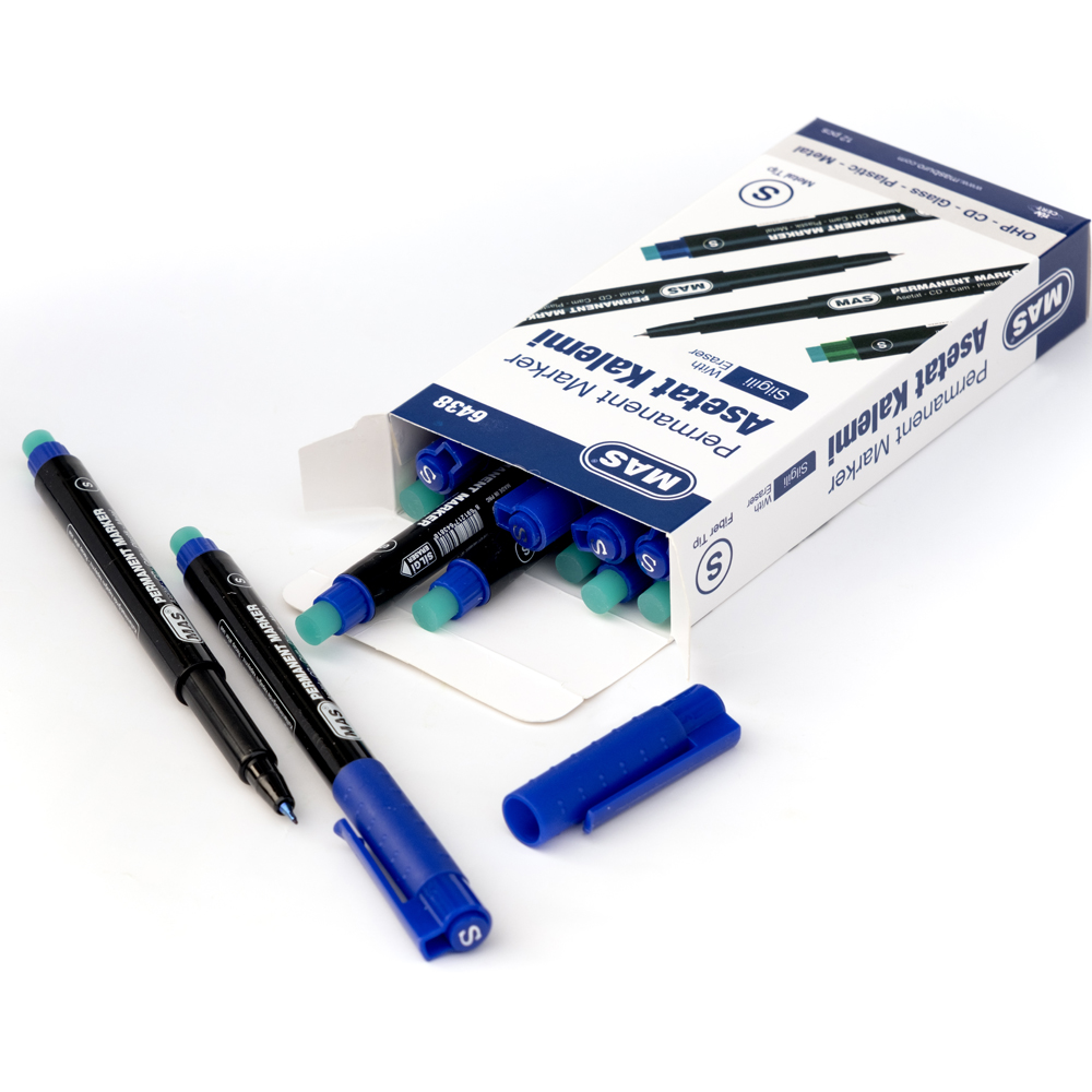 Mas Asetat Kalemi S Boy Mavi 6438