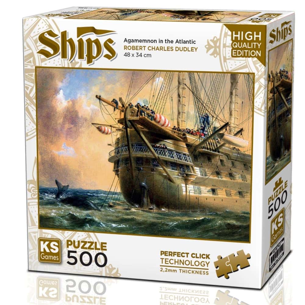 Ks Games Puzzle 500 Parça Hms Agamemnon İn Atlantic 20050