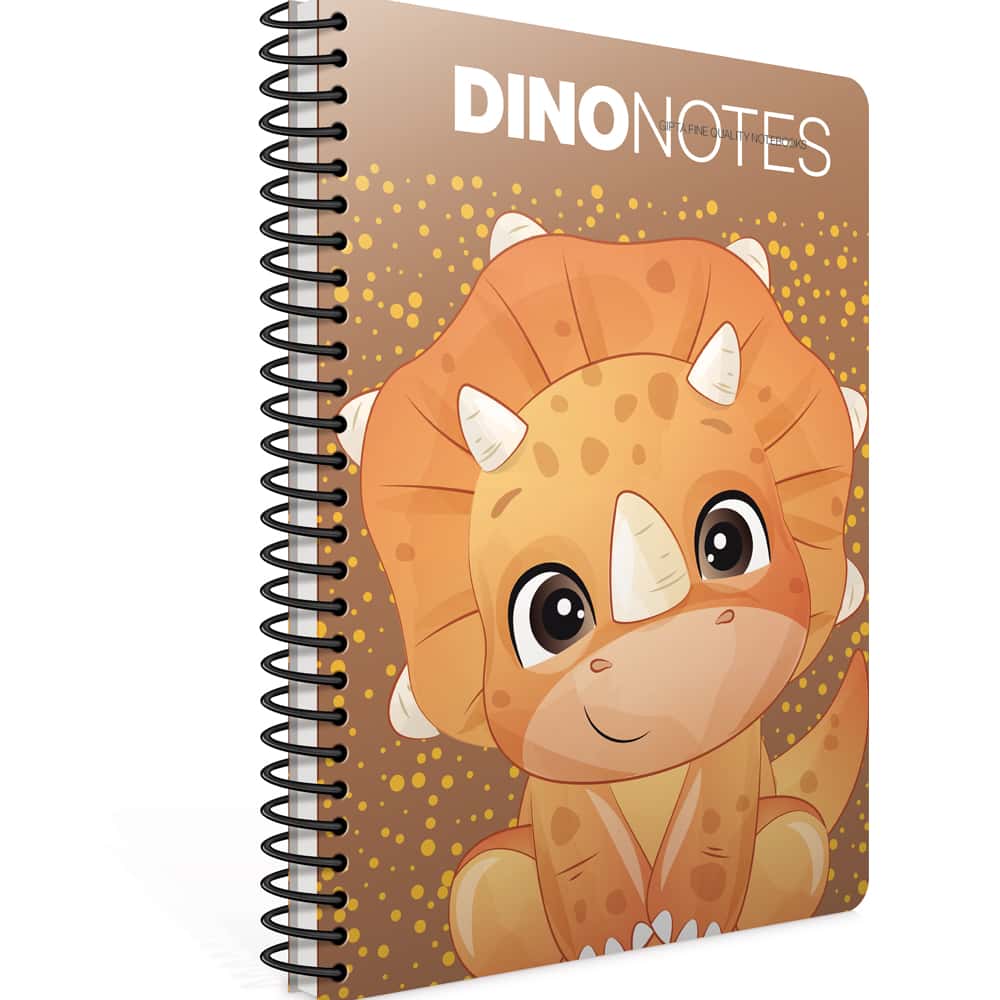 Gıpta Dıno Notes Spiralli Karton Kapak Defter A4 80 Kareli