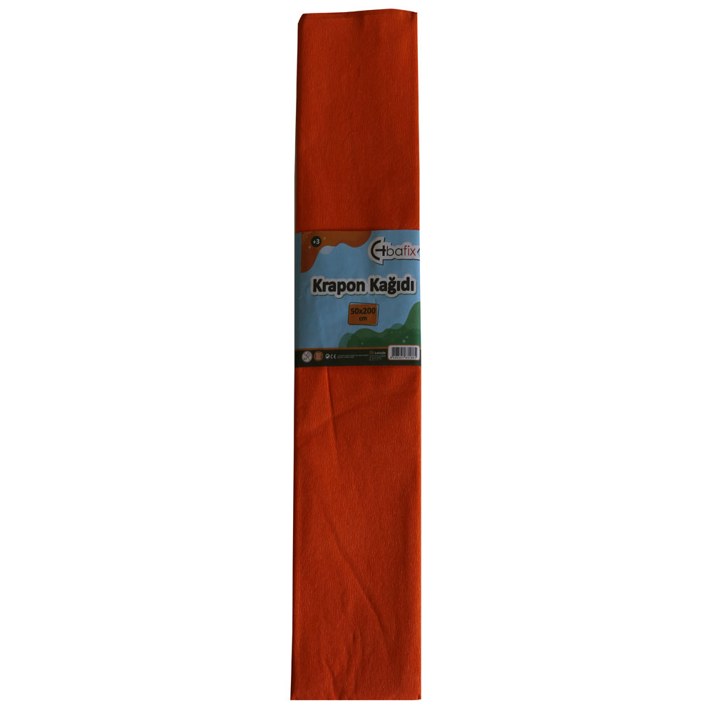 Bafix Krapon Kağıdı 10 LU 50x200 CM Turuncu