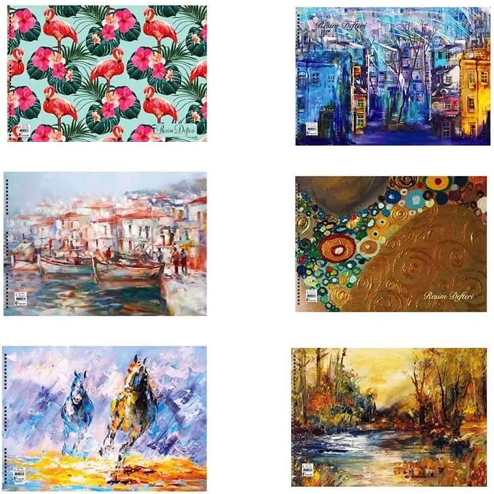 Keskin Color Resim Defteri Spiralli Basic 35x50 15 YP 304515-99