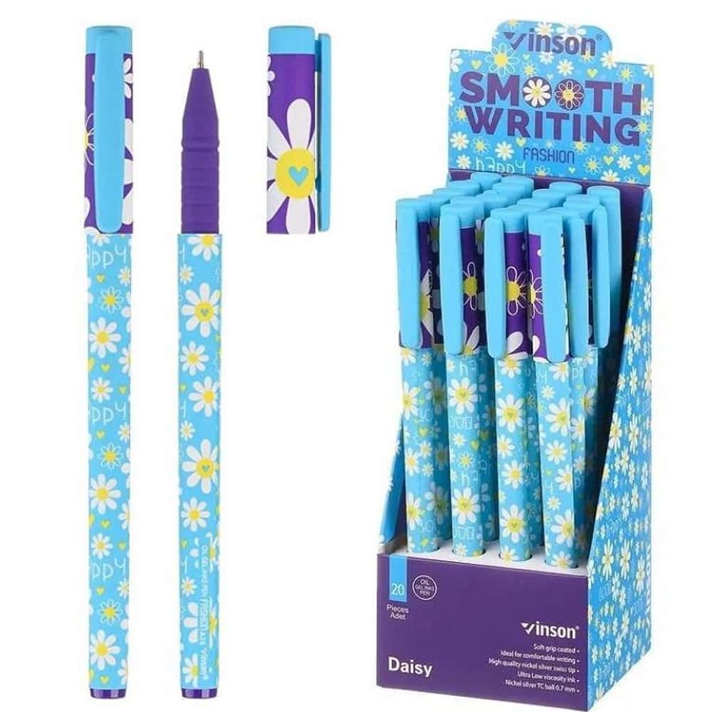 Vinson Jel Kalem Daisy Desenli 20 Li A26