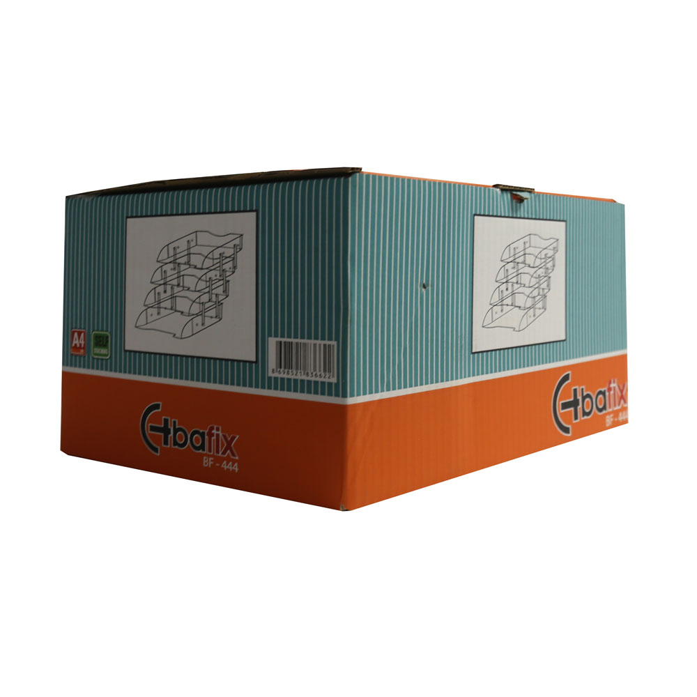 Bafix Evrak Rafı Hareketli Plastik 4 LÜ Şeffaf BFX 444