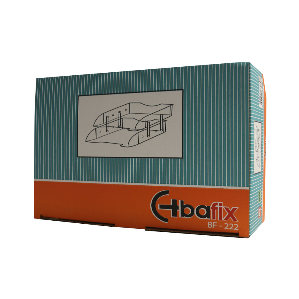 Bafix Evrak Rafı Hareketli Plastik 2 Lİ Şeffaf BFX 222