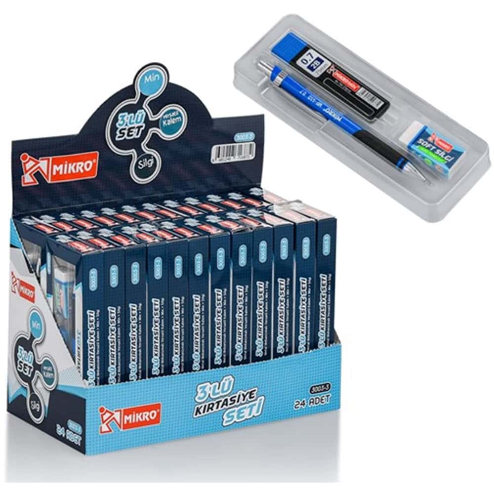 Mikro Kırtasiye Seti 0.7 MM St. 3003-3