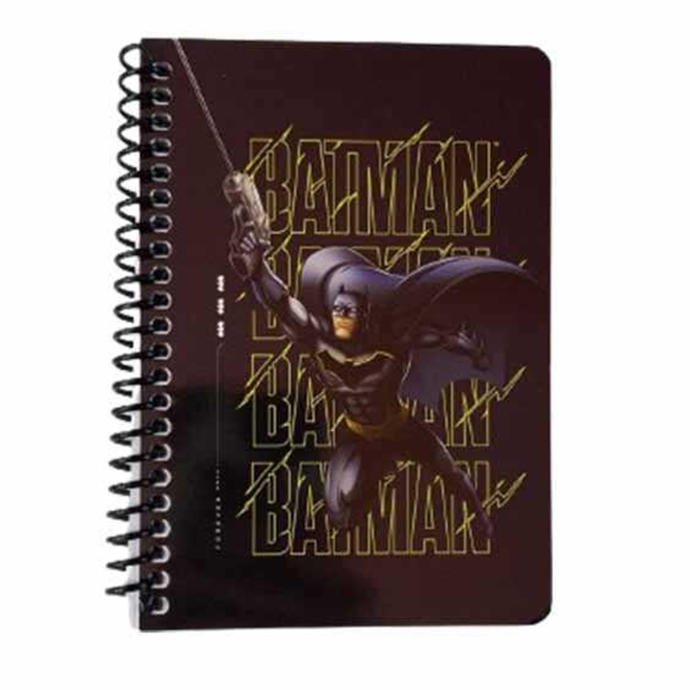 Keskin Color Bloknot Spiralli Batman A6 80 YP Çizgili 140400-09