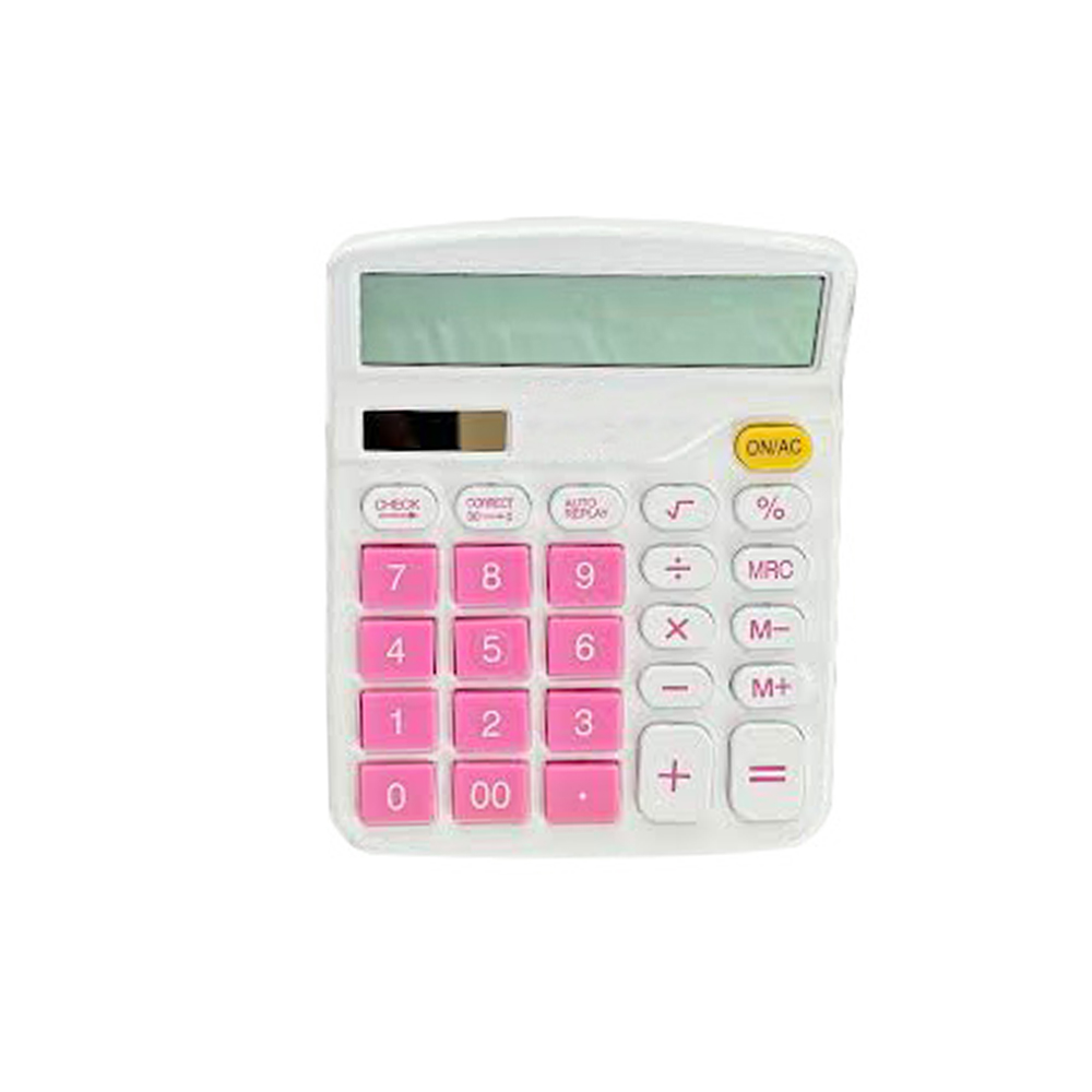 Mas Hesap Makinesi Ofis Tipi Renkli Seri Mavi 6928