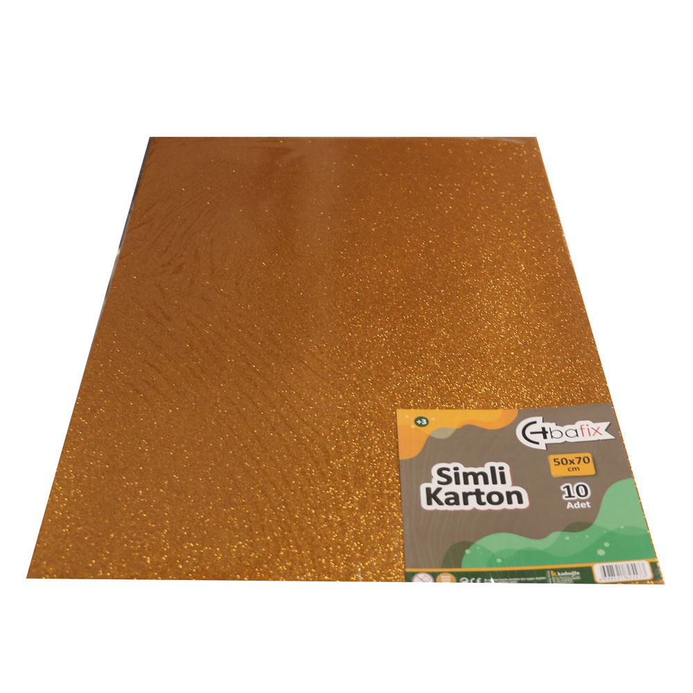 Bafix Simli Karton 50x70 Turuncu