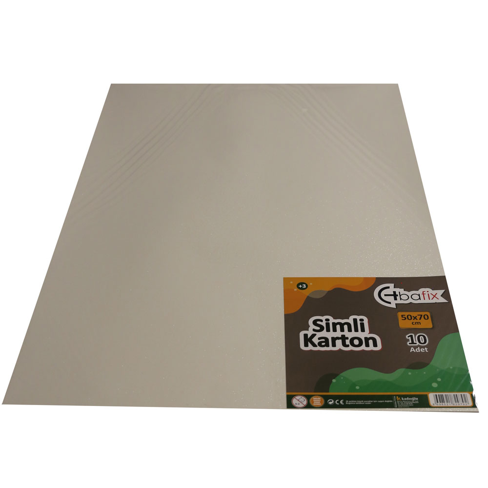 Bafix Simli Karton 50x70 Beyaz