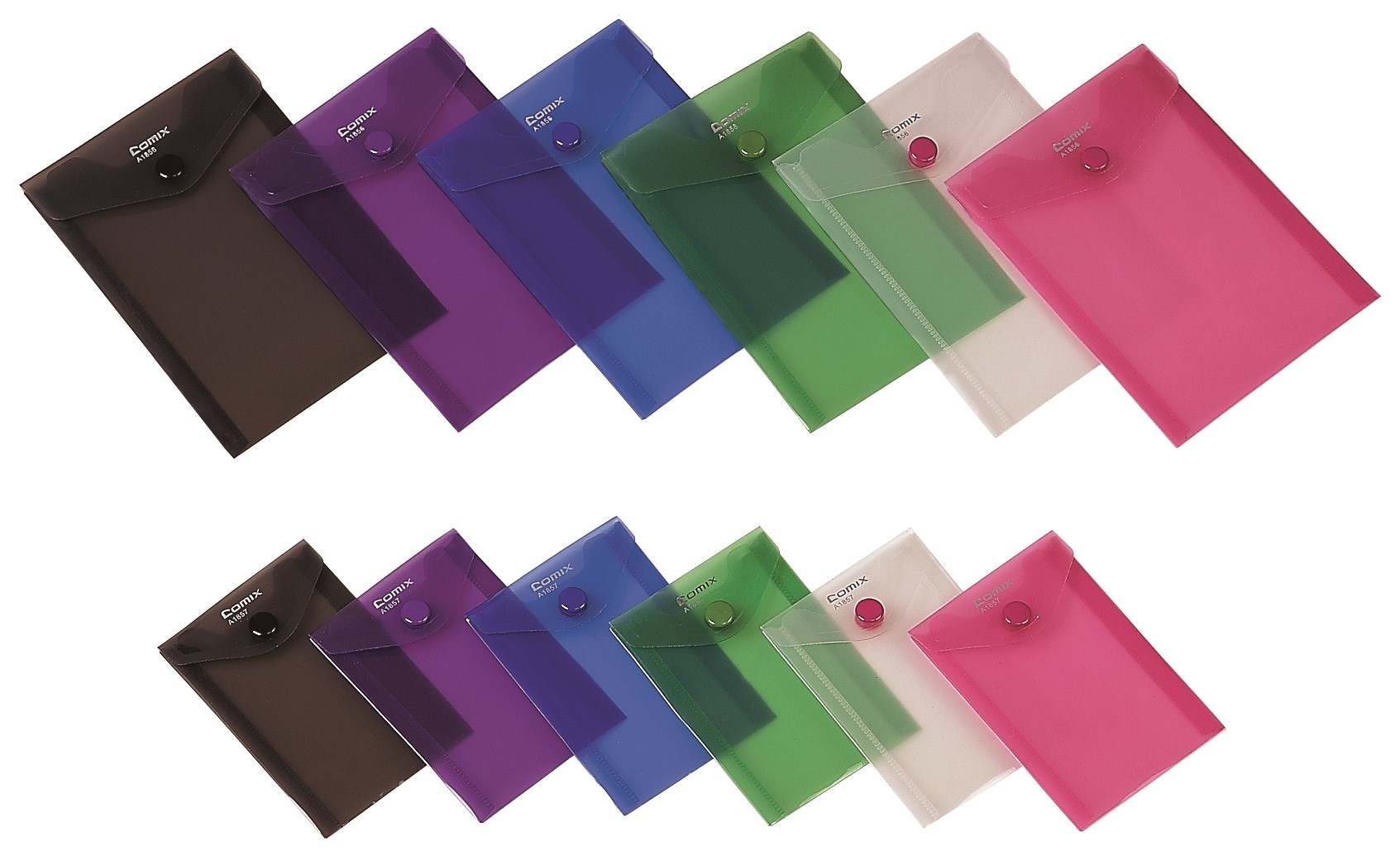 Comix Çıtçıtlı Dosya A6 Karışık Renk A1856