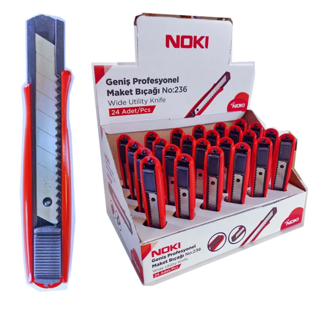Noki Geniş Profesyonel Maket Bıçağı No:236