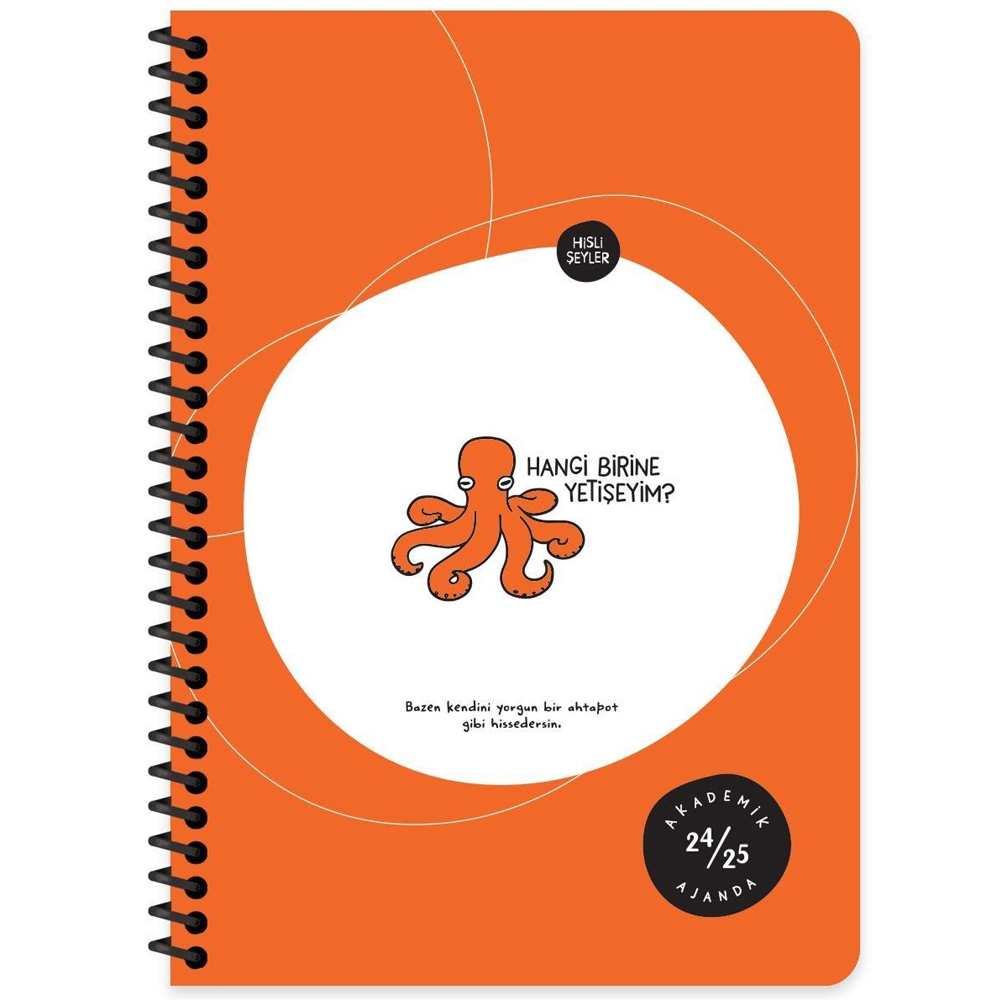 Hisli Şeyler Akademik Ajanda Spiralli A5 830216-99