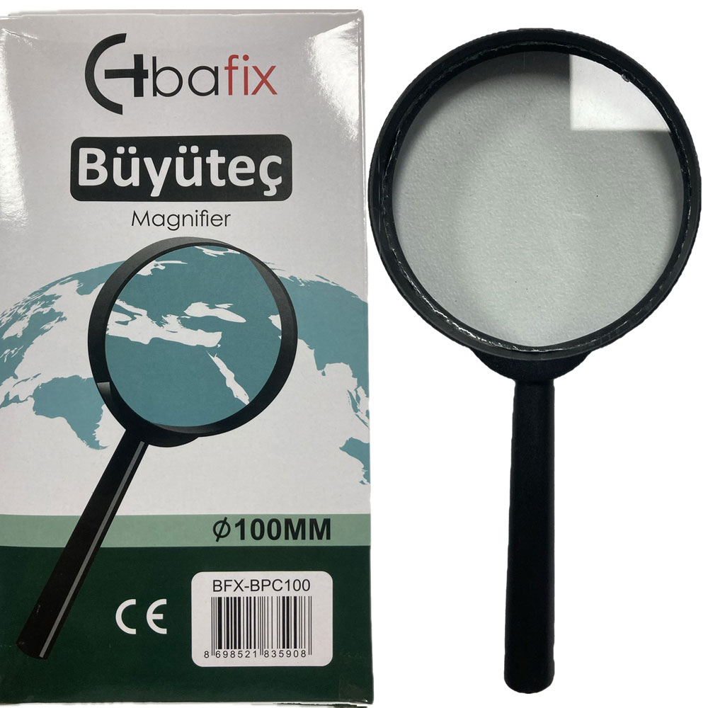 Bafix Büyüteç Plastik Çerçeveli 100 MM BFX-BPC100