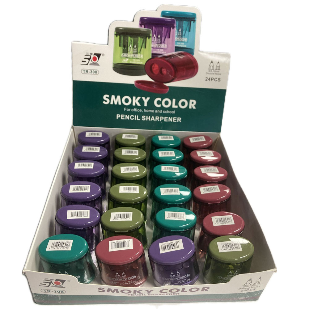 Bafix Kalemtraş Çiftli Hazneli Smoky Color TR-308