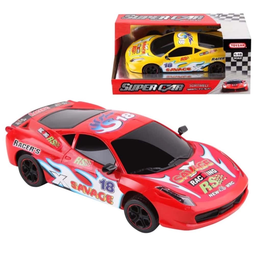 Toysan Oyuncak Sürtmeli Yarış Arabası 1:16 Racing Super Car
