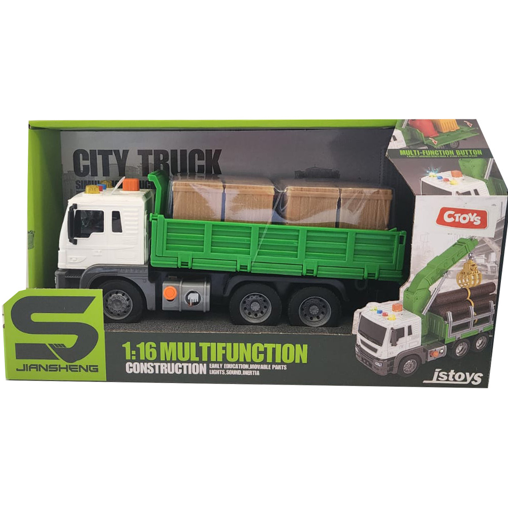 Ctoy Oyuncak Işıklı Sesli Taşıyıcı Kamyon 