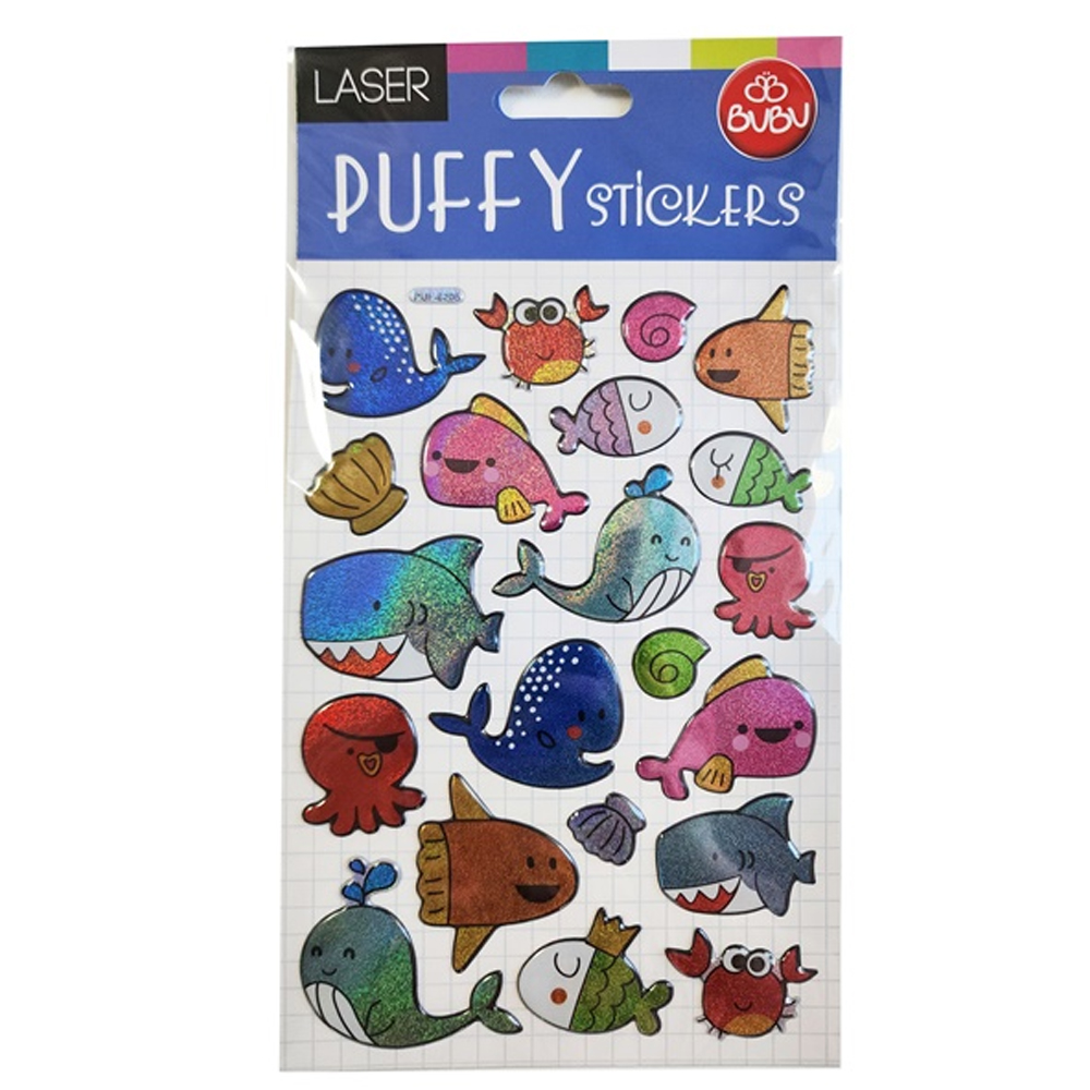 Bu-Bu Damla Stıckers Deniz Hayvanlar! 12,5x23,5 BUBU-PUF-6205