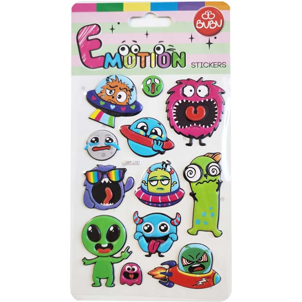 Bu-Bu Emotıons Emotıo Puffy Stıck Uzaylı 10.9x20.5 BUBU-SWP-2707