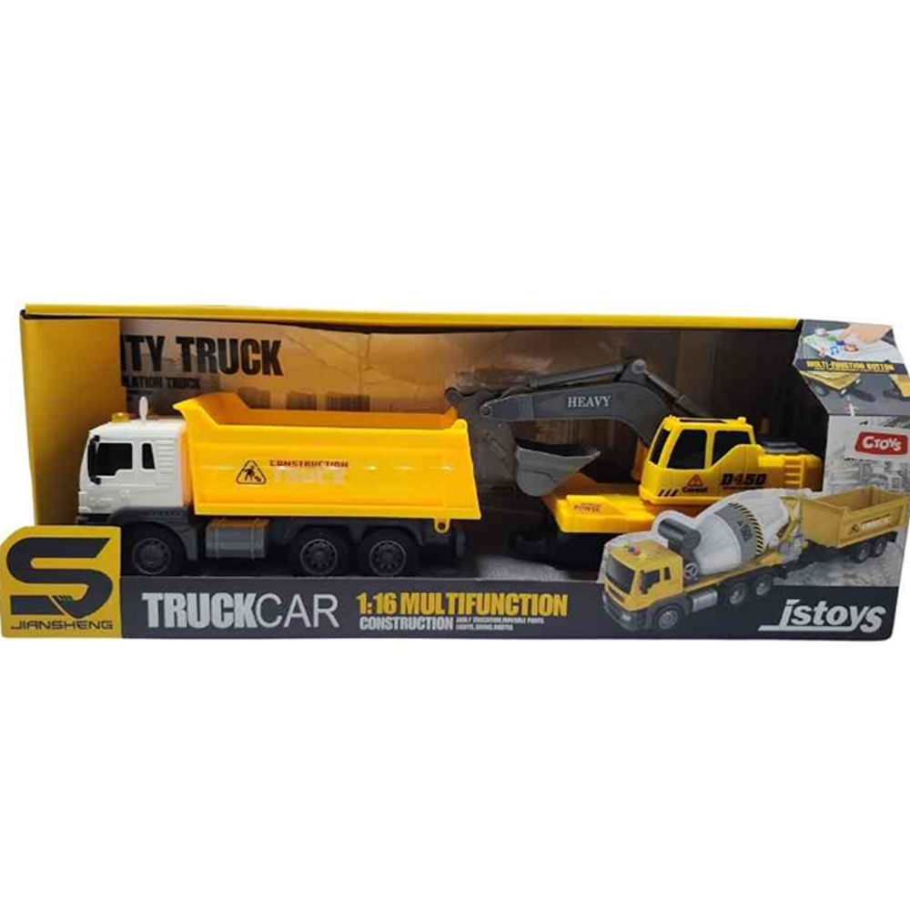 Ctoy Oyuncak Işıklı Sesli 2Li İş Makinesi CTOY-JS150