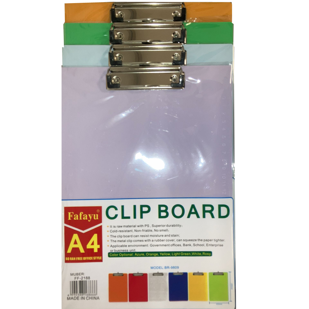 Bafix Kapaksız Sekreterlik Plastik A4 FF-2188