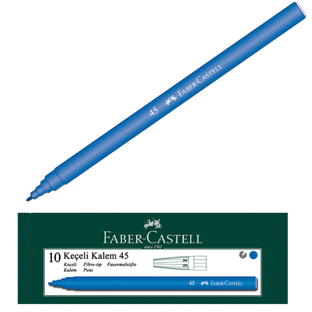 Faber-Castell Keçeli Kalem Mavi 5061 155001